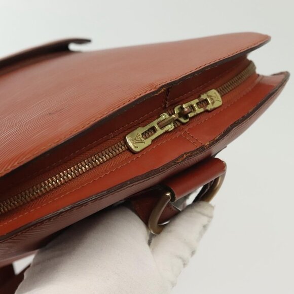 LOUIS VUITTON Epi Coblanc Shoulder Bag Brown M52293 LV Auth BA4973 - Picture 7 of 16